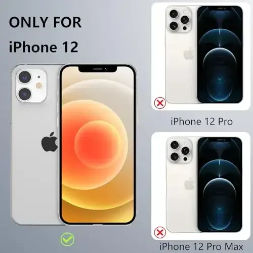 RALEAVO iPhone 12 uchun g'ilof, suyuq silikonli qopqoq, qizlar uchun yoqimli barg naqshli gul telefon qopqog'i, ayollar uchun ingichka yumshoq rezina himoya telefon qutisi iPhone 12 (6.1