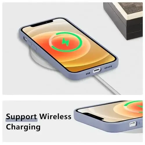 RALEAVO iPhone 12 uchun gulli g‘ilof, qizlar uchun chiroyli gul shoxli naqshli suyuq silikon qopqoq, ayollar uchun yupqa yumshoq rezina himoya telefon g‘ilofi iPhone 12 (6.1