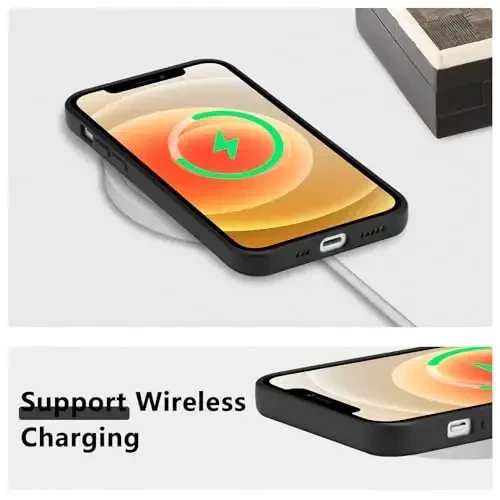 RALEAVO iPhone 12 uchun gulli g'ilof, qizlar uchun chiroyli gul shoxli naqshli suyuq silikon qopqoq, iPhone 12 uchun ingichka yumshoq rezina himoya telefon qutisi (6.1