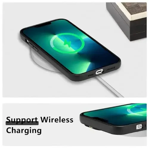 RALEAVO iPhone 13 Pro Max uchun gul naqshli g'ilof, suyuq silikon qopqoq, qizlar va ayollar uchun chiroyli gul shoxli naqshli, iPhone 13 Pro Max (6.7