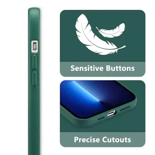 RALEAVO iPhone 13 Pro Max uchun gulli g'ilof, qizlar uchun chiroyli gul shoxli naqshli suyuq silikon qopqoq, ayollar uchun ingichka yumshoq rezina himoya telefon g'ilofi iPhone 13 Pro Max 6.7