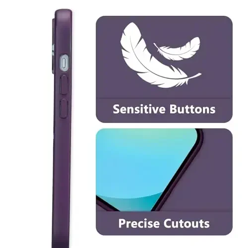 RALEAVO iPhone 13 uchun gulli g‘ilof, gulli shox naqshli suyuq silikon qopqoq, qizlar va ayollar uchun yoqimli telefon qopqog‘i, iPhone 13 uchun ingichka yumshoq rezina himoya telefon qutisi (6,1