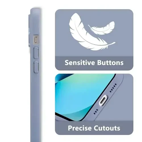 RALEAVO iPhone 13 uchun gulli gʻilof, qizlar uchun chiroyli gul shoxchali suyuq silikon qopqoq, ayollar uchun ingichka yumshoq rezina himoya telefon gʻilofi iPhone 13 6.1