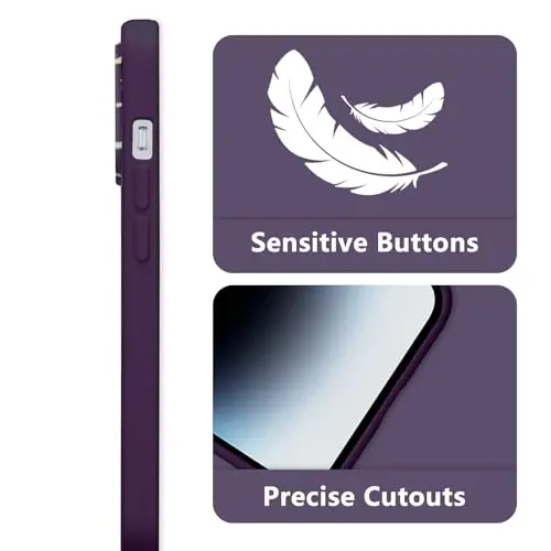 RALEAVO iPhone 14 Pro uchun gulli g‘ilof, suyuq silikon qopqoq, qizlar va ayollar uchun yoqimli gul shoxchali naqshli, iPhone 14 Pro uchun ingichka yumshoq rezina himoya telefon qutisi (6,1
