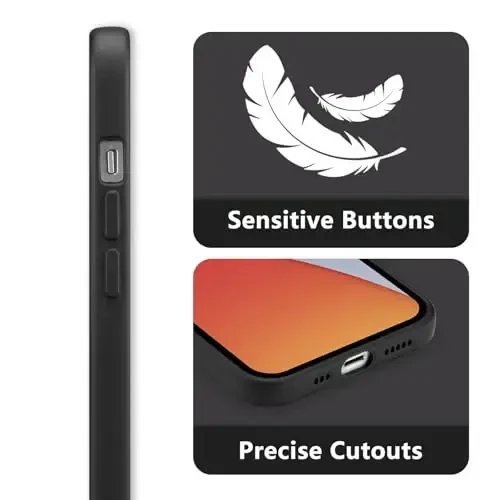 RALEAVO iPhone 14 uchun gul naqshli g‘ilof, suyuq silikon qopqoq, qizlar va ayollar uchun yoqimli gul kosmos naqshli nozik yumshoq rezina himoya g‘ilofi iPhone 14 (6.1