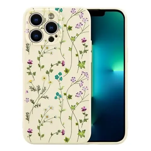 RALEAVO iPhone 15 Plus uchun g'ilof MagSafe bilan mos keladi Kuchli magnitli tiniq gulli ayollar qizlar uchun nozik qattiq orqa himoya telefon qutisi iPhone 15 Plus 6.7