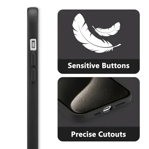 RALEAVO iPhone 15 Pro Max uchun g'ilof, suyuq silikonli qopqoq, chiroyli barg naqshli gul telefon qopqog'i qizlar ayollar uchun ingichka yumshoq rezina himoya telefon qutisi iPhone 15 Pro Max (6.7