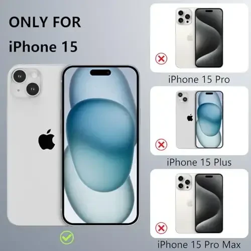 RALEAVO iPhone 15 uchun g'ilof, suyuq silikonli, chiroyli barg naqshli gul telefon qopqog'i qizlar ayollar uchun, ingichka yumshoq rezina himoya telefon qutisi iPhone 15 (6.1
