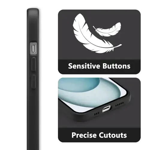 RALEAVO iPhone 15 uchun gul naqshli suyuq silikonli g'ilof, qizlar va ayollar uchun gulli kosmos naqshli yoqimli telefon g'ilofi, iPhone 15 uchun ingichka yumshoq rezina himoya telefon g'ilofi (6.1