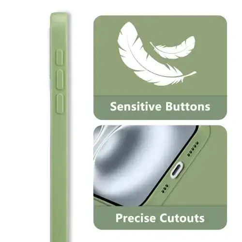 RALEAVO iPhone 16 Plus uchun gulli g'ilof, qizlar ayollar uchun chiroyli gul shoxli naqshli suyuq silikon qopqoq iPhone 16 Plus (6.7