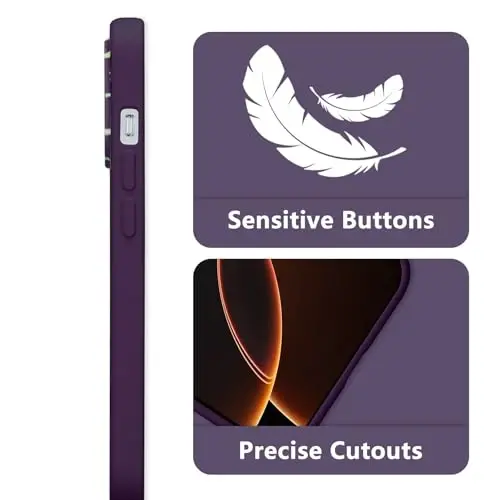 RALEAVO Floral Case for iPhone 16 Pro,Liquid Silicone Cover with Flower Branch Pattern Cute Phone Cover for Girls Women Slim Soft Rubber Protective Phone Case for iPhone 16 Pro (6.3