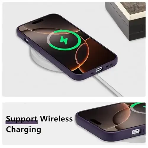 RALEAVO iPhone 16 Pro Max uchun floral g'ilof, suyuq silikon qopqoq, gulli shox naqshli qizlar uchun yoqimli g'ilof, ayollar uchun ingichka yumshoq rezina himoya telefon qopqog'i iPhone 16 Pro Max (6,9