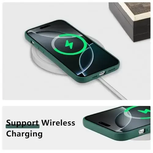 RALEAVO iPhone 16 Pro uchun floral g'ilof, gul ромашка naqshli suyuq silikon qopqoq, qizlar ayollar uchun yoqimli telefon qopqog'i iPhone 16 Pro (6.3