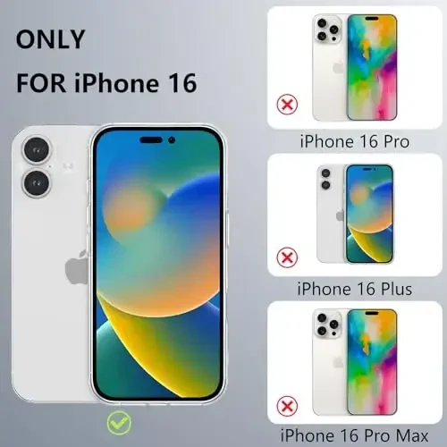 RALEAVO iPhone 16 uchun gul naqshli g‘ilof, qizlar va ayollar uchun chiroyli gul novdali suyuq silikon qopqoq, iPhone 16 (6.1