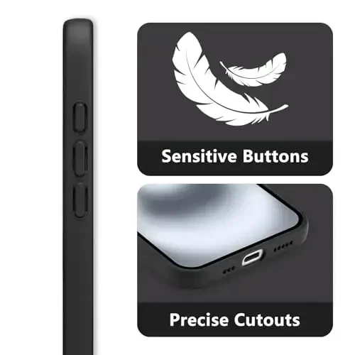 RALEAVO iPhone 16 uchun gul naqshli g‘ilof, suyuq silikon qopqoq, qizlar va ayollar uchun gul ромашка naqshli yoqimli telefon qopqog‘i, iPhone 16 uchun ingichka yumshoq rezina himoya telefon qutisi (6,1