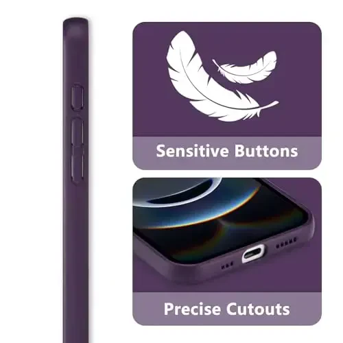 RALEAVO Floral Case for iPhone 16e,Liquid Silicone Cover with Cute Flower Branch Pattern for Girls Women Slim Soft Rubber Protective Phone Case for iPhone 16e (6.1