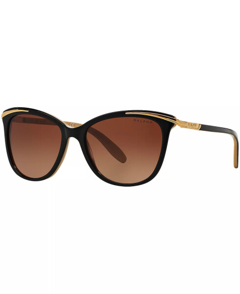 Ralph Lauren Polarize Güneş Gözlüğü, RA5203 BLACK TAN/ BROWN GRADIENT POLAR - 1