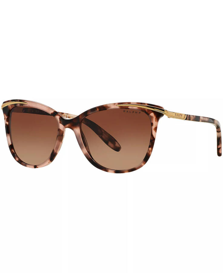 Ralph Lauren Polarized Sunglasses, RA5203 TORTOISE PINK/ BROWN GRADIENT POLAR - 1