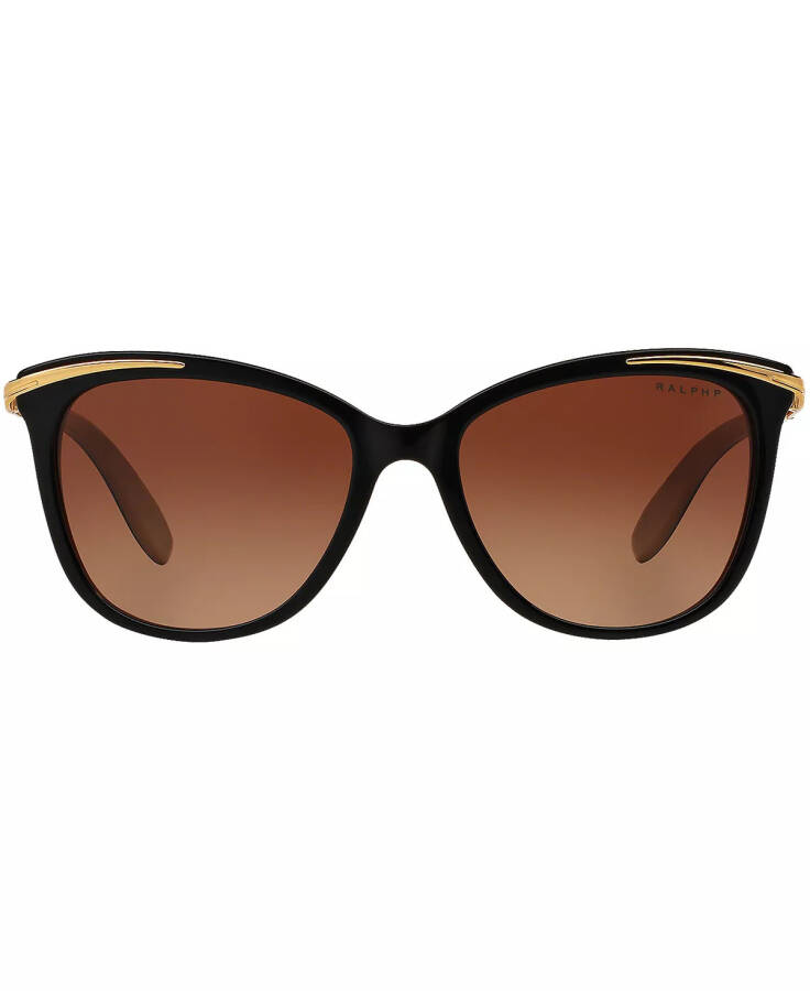 Ralph Lauren Polyarizatsiya Qoshilgan Quyosh Ko'zoynaklari, RA5203 BLACK TAN/ BROWN GRADIENT POLAR - 2