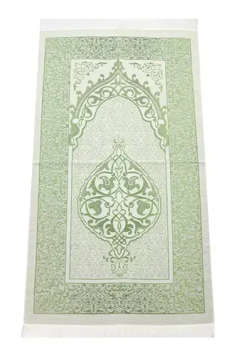 Ramadan Special Set 9 - Prayer Rug - Cover - Rosary - Boxed-Green - 4