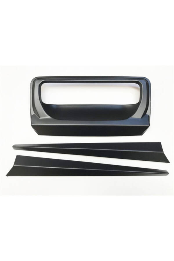 Ranger 2015+ Rear Trunk Opening Mat Black 3 Pieces - 2