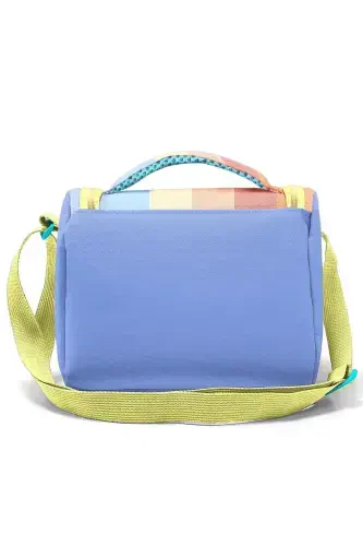 Rangli chiziqli kuzgi 3lik maktab sumkasi to'plami - Ko'p rangli - 7