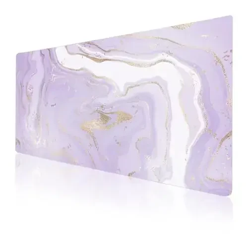 Rangli Yulduz Katta Sichqoncha Pad, PU Teri Suv o'tkazmaydigan Stol Mat, Kompyuter O'yin Sichqonchasi Pad, XXL Kengaytirilgan To'liq Sichqoncha Yostiqchasi Sirpanmaydigan Stol Yostiqchasi Maktab Ofis Uy uchun 31.5