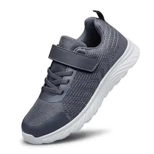 Raoendis Boys Girls krossovkalari bolalar poyabzali Yengil nafas oladigan sport yugurish tennisi Unisex Toddler/Kichkintoy/Katta bola uchun fitnes poyabzali - 1