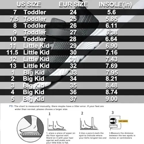 Raoendis Boys Girls krossovkalari bolalar poyabzali Yengil nafas oladigan sport yugurish tennisi Unisex Toddler/Kichkintoy/Katta bola uchun fitnes poyabzali - MODAZONE (1)