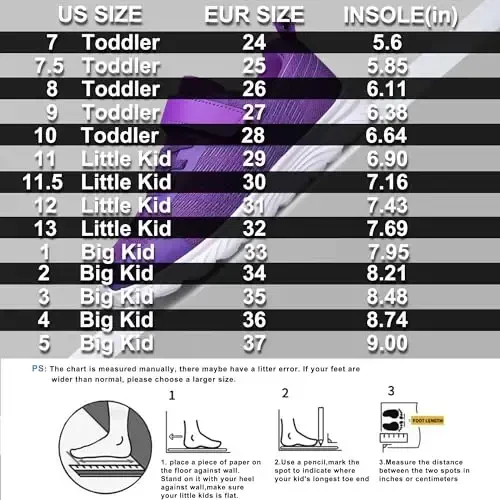 Raoendis Boys Girls Sneakers Bolalar Poyafzallari Yengil Nafas Oluvchi Atletik Yugurish Tennis Fitness Unisex Yosh Bolalar/Kichik Bolalar/Katta Bolalar uchun - MODAZONE (1)