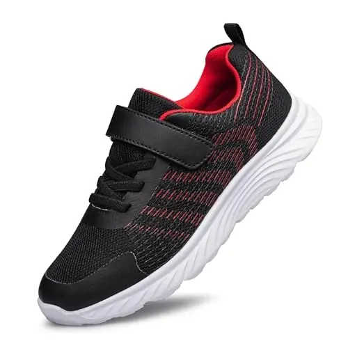 Raoendis Boys Girls Sneakers Kids Shoes Lightweight Breathable Athletic Running Tennis Fitness Shoes for Unisex Toddler/Little Kid/Big Kid 