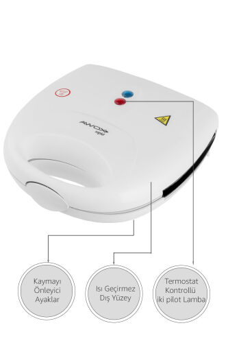 Rapid Mini Toaster 750 Vt Oq (TEFLON QOPLAMA) - 2
