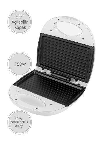 Rapid Mini Toaster 750 W White (TEFLON COATING) - 3