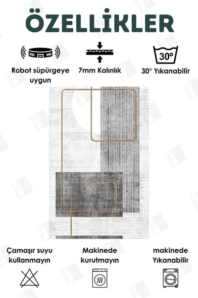 Raqamli bosilgan to'rt fasl yuviladigan sirpanmaydigan taglikli bolalar gilami, yo'lak, oshxona va mehmonxona gilami - 12