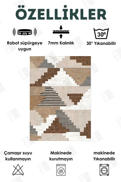 Raqamli Bosilgan To'rt Fasl Yuvish Mumkin Sirpanmaydigan Taglikli Bolalar Gilami, Yo'lak, Oshxona Va Mehmonxona Gilami - 18