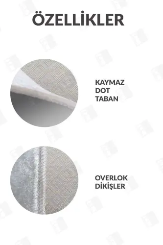 Raqamli Bosilgan To'rt Fasl Yuvish Mumkin Sirpanmaydigan Taglikli Bolalar Gilami, Yo'lak, Oshxona Va Mehmonxona Gilami - 5