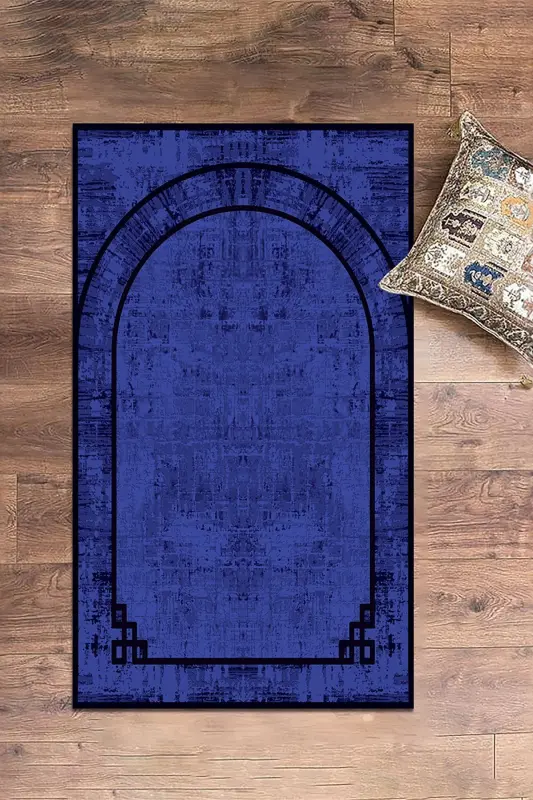 Raqamli bosilgan yuviladigan oddiy naqshli sovg'a namozlik eshik 70x130, SECCADE-39-MOR - 2