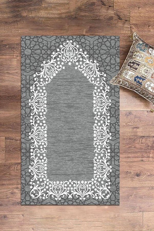 Raqamli bosilgan yuvilishi mumkin oddiy shik namozlik gilamcha 70x130 sm. - 10