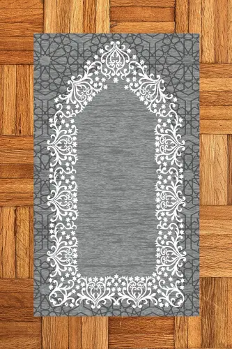 Raqamli bosilgan yuvilishi mumkin oddiy shik namozlik gilamcha 70x130 sm. - EY HOME (1)