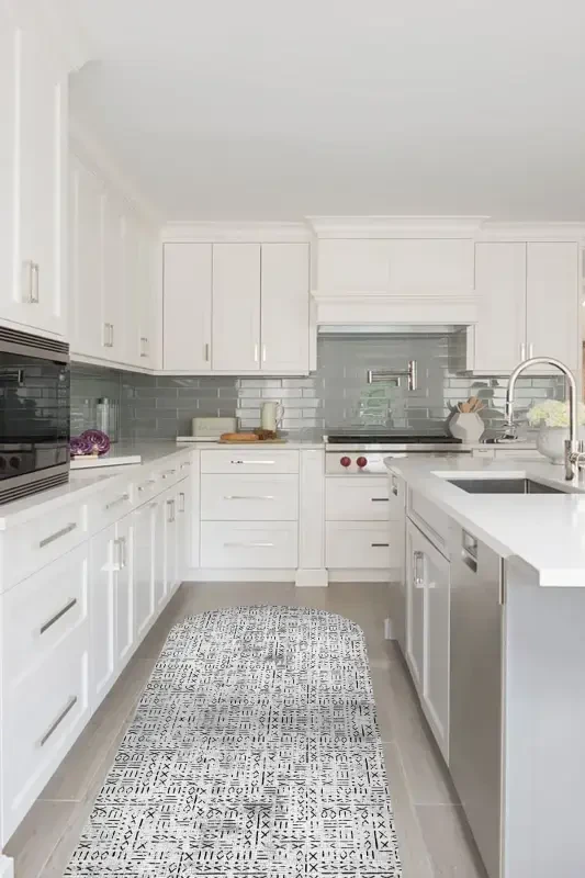 Raqamli bosma bilan yuviladigan Oval mehmonxona gilami Oshxona gilami Koridor gilami - ESTA1809-2-Oval - 4