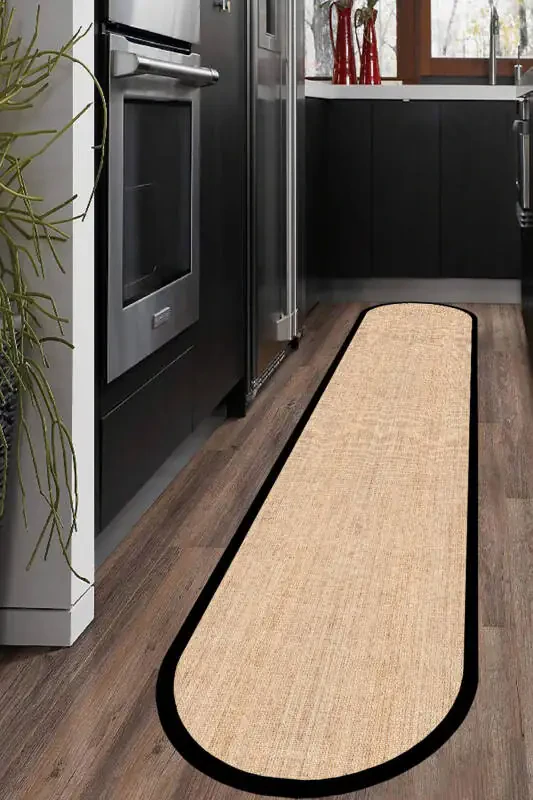 Raqamli bosma to'qima naqshli gilam, oval gilam, mehmonxona gilami, oshxona gilami, Skandinaviya dekorasi - 1