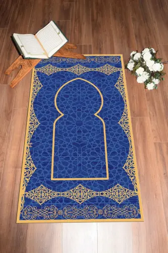 Raqamli bosma va yuvilishi mumkin namazlik gilam, o'lchami 70x130 sm - 2