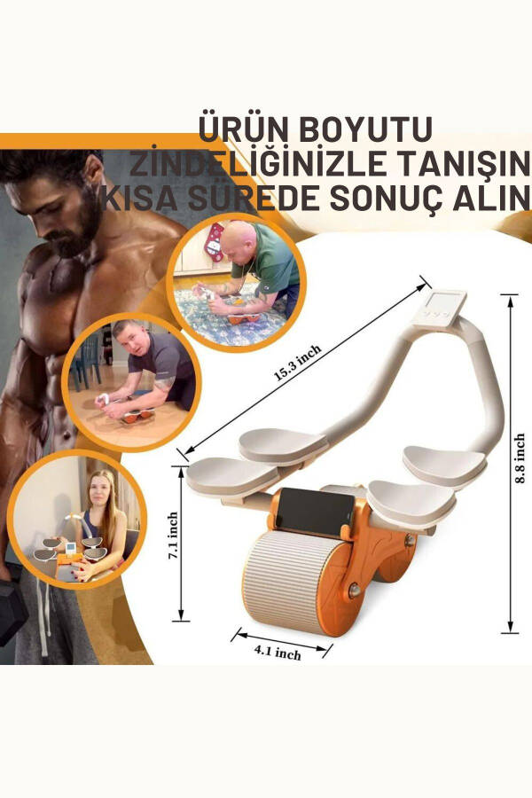 Raqamli Displeyli Tortish Mashinasi Tirgak Qo'llab-quvvatlashli Press Mashinasi Qorin Mashqlari Mashinasi Fitness Kardiyo - 2