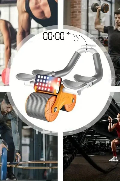 Raqamli Displeyli Tortish Mashinasi Tirgak Qo'llab-quvvatlashli Press Mashinasi Qorin Mashqlari Mashinasi Fitness Kardiyo - WELCOMEIN