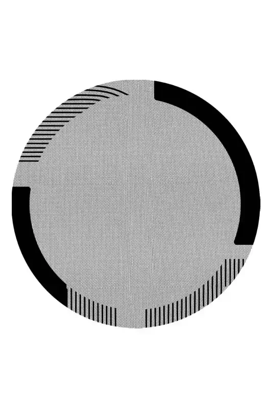 Raqamli sirpanmaydigan yuviladigan jut ko'rinishidagi zal gilami oshxona gilami balkon gilami yo'lakcha uy dekorasi-ko'p rangli - 2