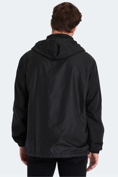 RAREN Men's Black Raincoat - 2