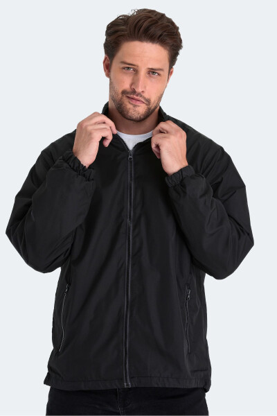 RAREN Men's Black Raincoat - 6