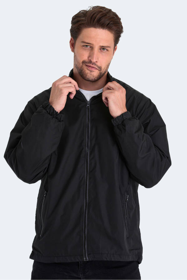 RAREN Men's Black Raincoat - 6