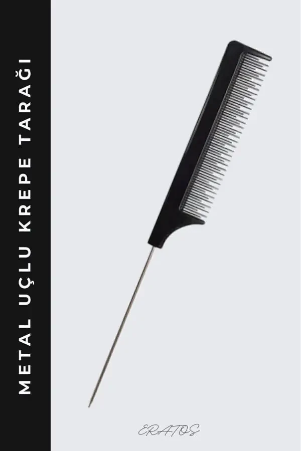 Расческа для начеса с металлической ручкой - Переосмысление вашей прически - Расческа для пробора - 1