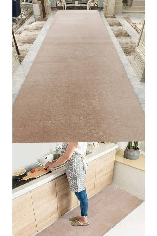 Raschel Carpet Cut Rug Non-Slip Base Soft Plush Carpet Mink - 8